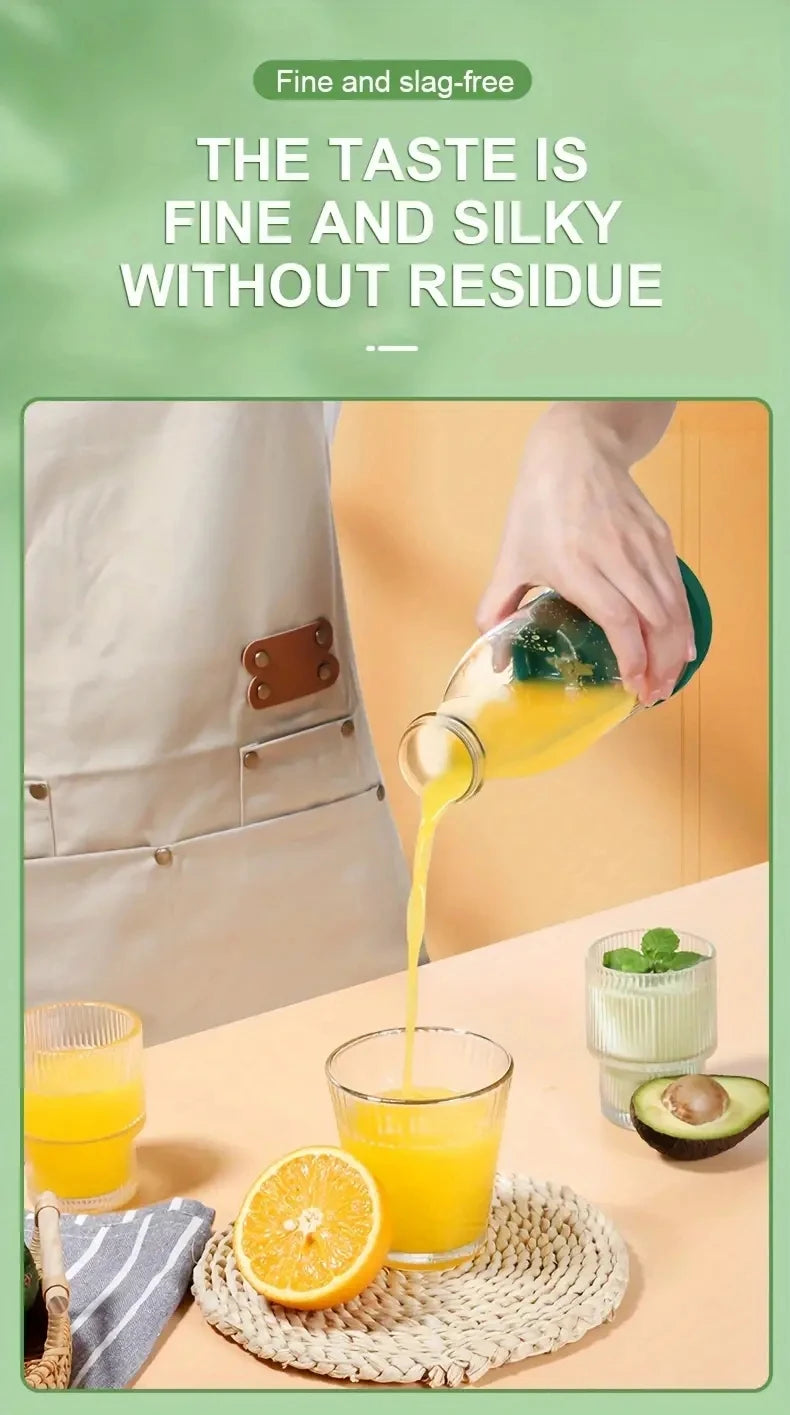 Electric Juicer Cup 6 Blades Blender Milkshake Machine USB Portable Fruit Milk Mixing Tool Mini Fresh Juice Blender Sport