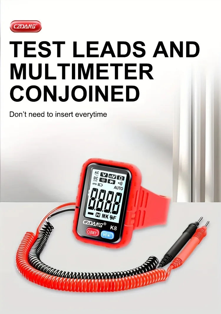 NASAN Digital Multimeter AC/DC Meter Voltage Resistance Meter Electrician LCD Backlight Test Professional Electrical Tester Tool