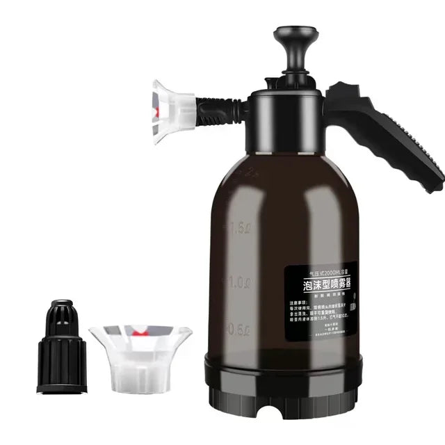 Car washing spray pot foam spray pot 2L spray type with pressure relief valve for household car spray hand pressure spray pot