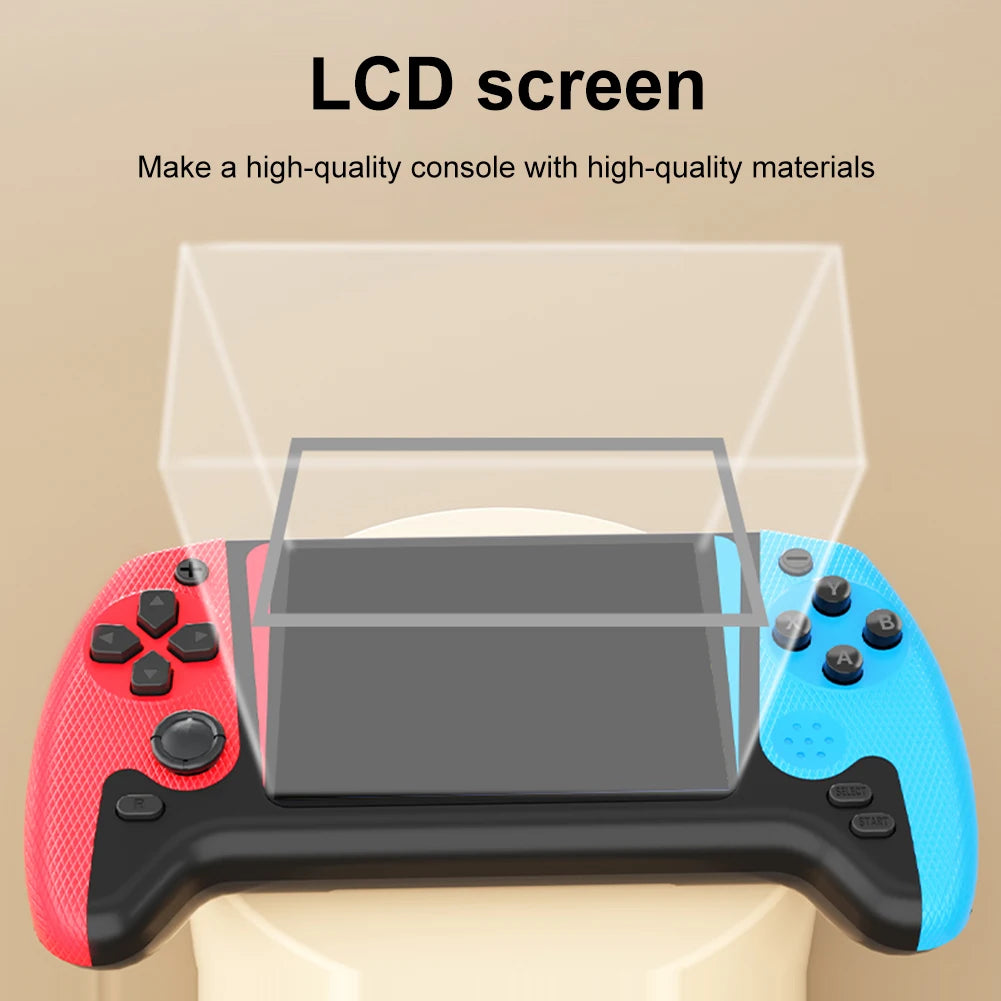 Retro Handheld Game Console 3.5inch LCD Screen Built-in 500 Games Gaming Console TV Connect Video Game Console for Single Player