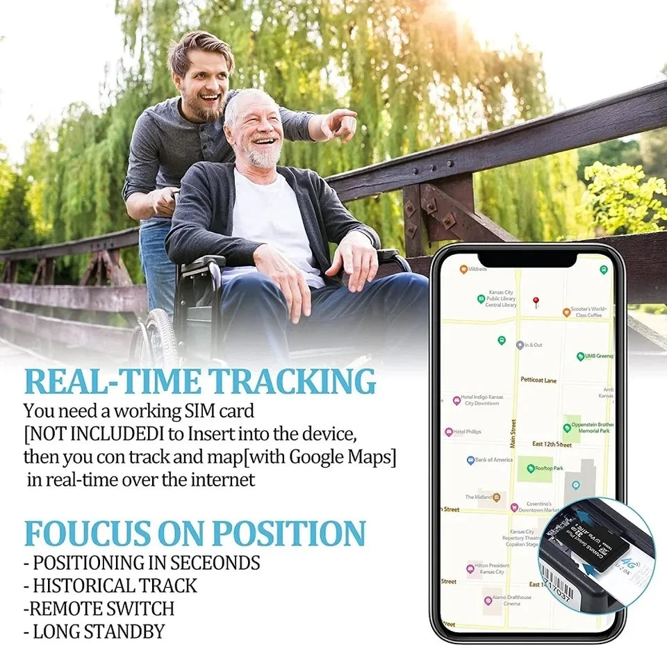GF07 Magnetic Mini Car Tracker GPS Real TimeTracking Locator Device Magnetic GPS TrackerReal-time Vehicle Locator Pet Tracker