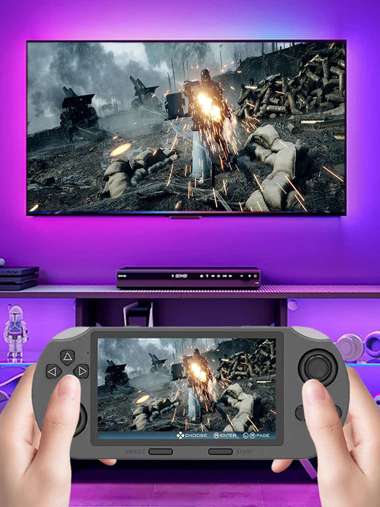 Retro Gaming Console 4.5 Inch IPS Screen Retro Handheld Video Game Console Game Player for Kids & Adults