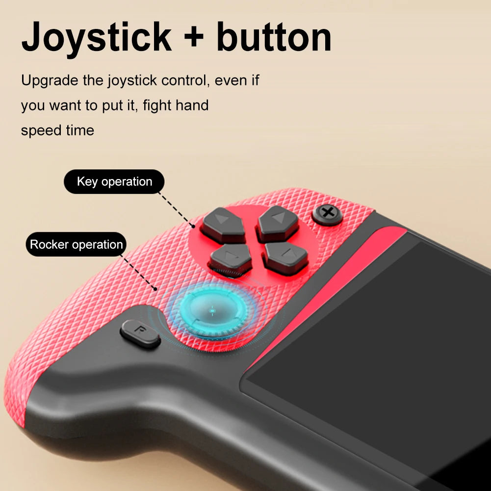 Retro Handheld Game Console 3.5inch LCD Screen Built-in 500 Games Gaming Console TV Connect Video Game Console for Single Player