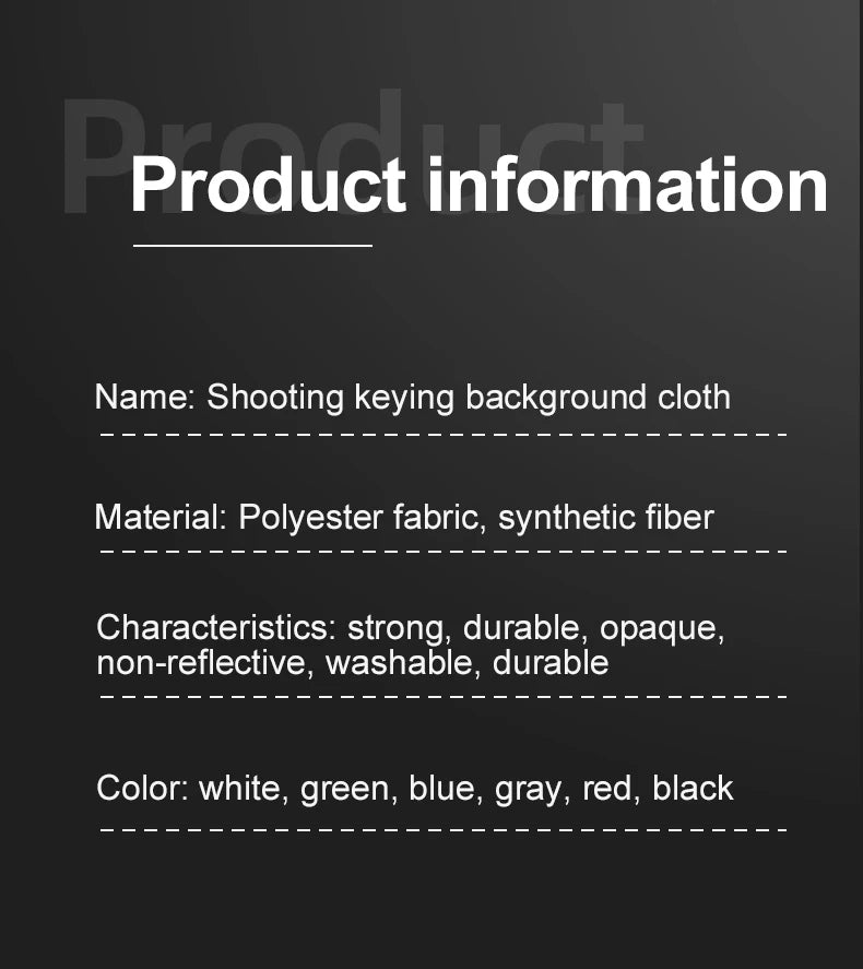 Wall Mounted Background For Photography Backdrop Cloth Studio Video Fond Photo White/Black Green Screen Muslin Shooting Paper