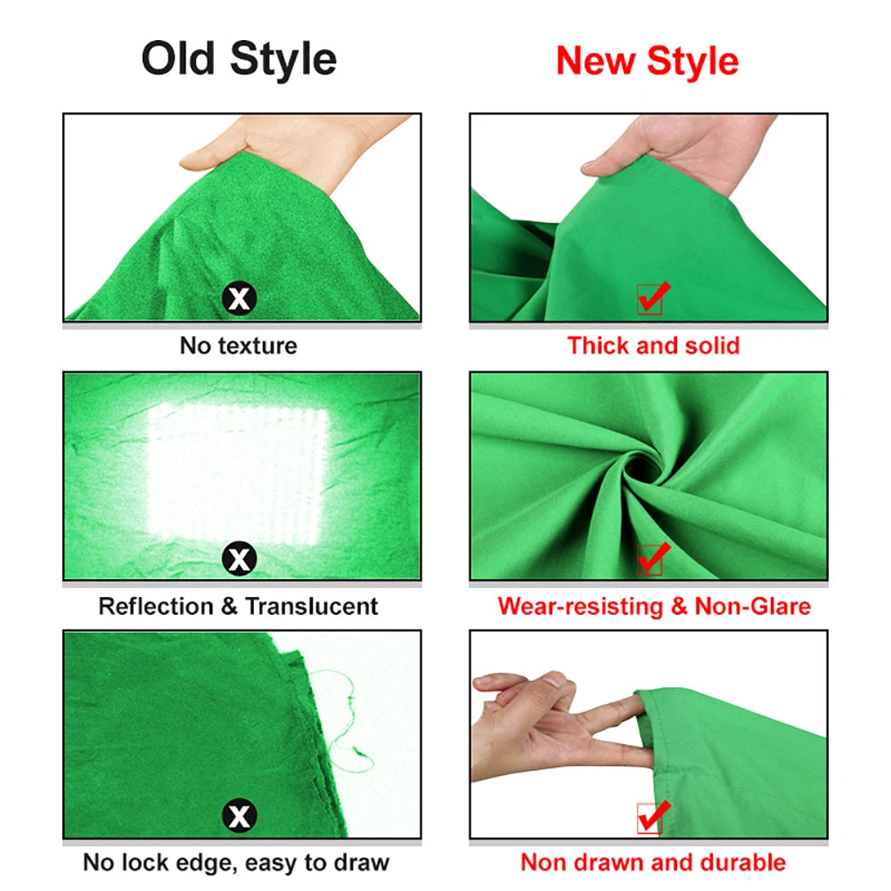 Background For Photography Backdrops White/Black/Blue/Green Screen Chroma Key Muslin Studio Photo Shooting Backdrop Cloth Paper