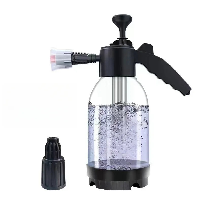 Car washing spray pot foam spray pot 2L spray type with pressure relief valve for household car spray hand pressure spray pot