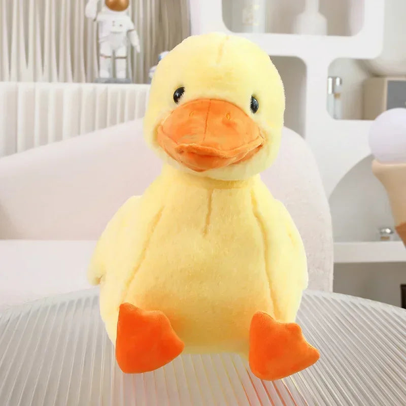 Simulation Small Yellow Duck Kawaii Wild Green Duck Plush Toys  Cartoon Stuffed Animals Dolls Soft Throw Pillow Toys Room Decor