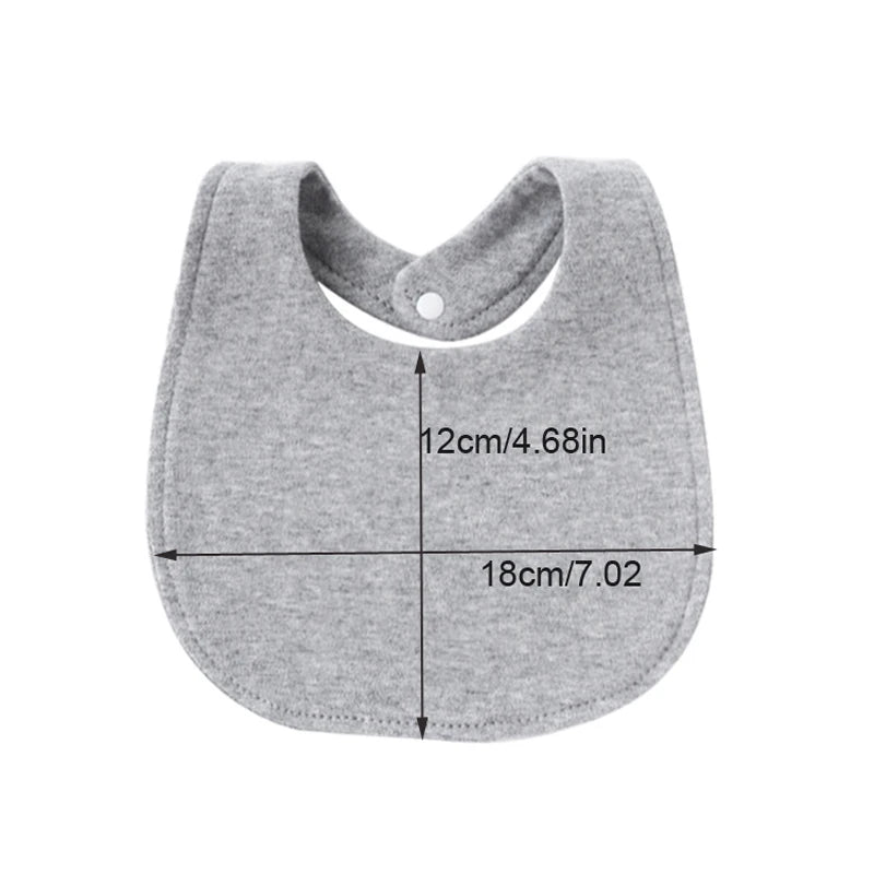 4Pcs Newborn Bibs Set 100% Cotton Baby Saliva Towels for Girls Boys Infant Accessories Toddler Apron Kids Bib Burp Cloths