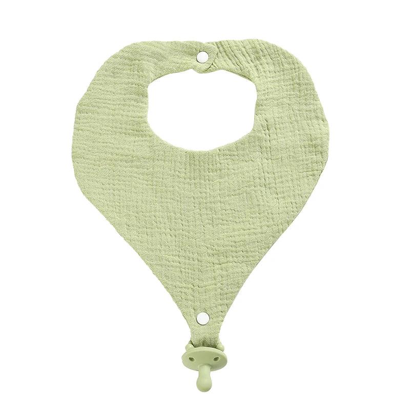 1pcs Baby Bibs Round Newborn Double Cotton Bibs Saliva Towel Baby Feeding Bibs Apron Boys Girls Clothes Kids Children Bandana