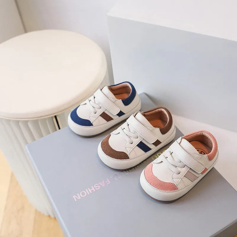 DIMI Spring/Autumn Baby Toddler Shoes Soft Breathable Microfiber Leather Infant Sneakers 0-3 Year Flat Walker Shoes