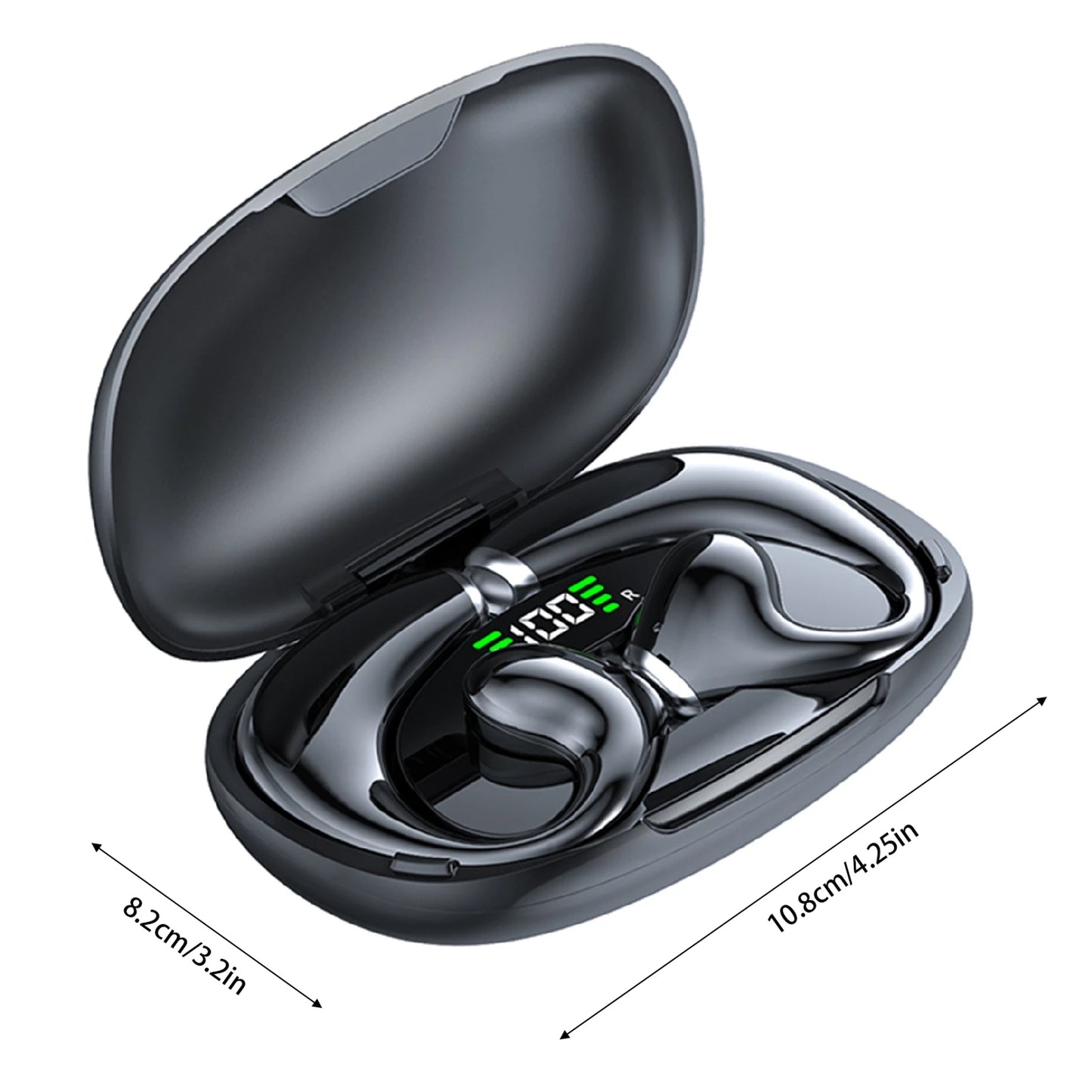 Bone Conduction BT Headset Wireless Gaming Sports Running Headset Earbuds Earhook Headset Bone Conduction Outdoor Sports Headset