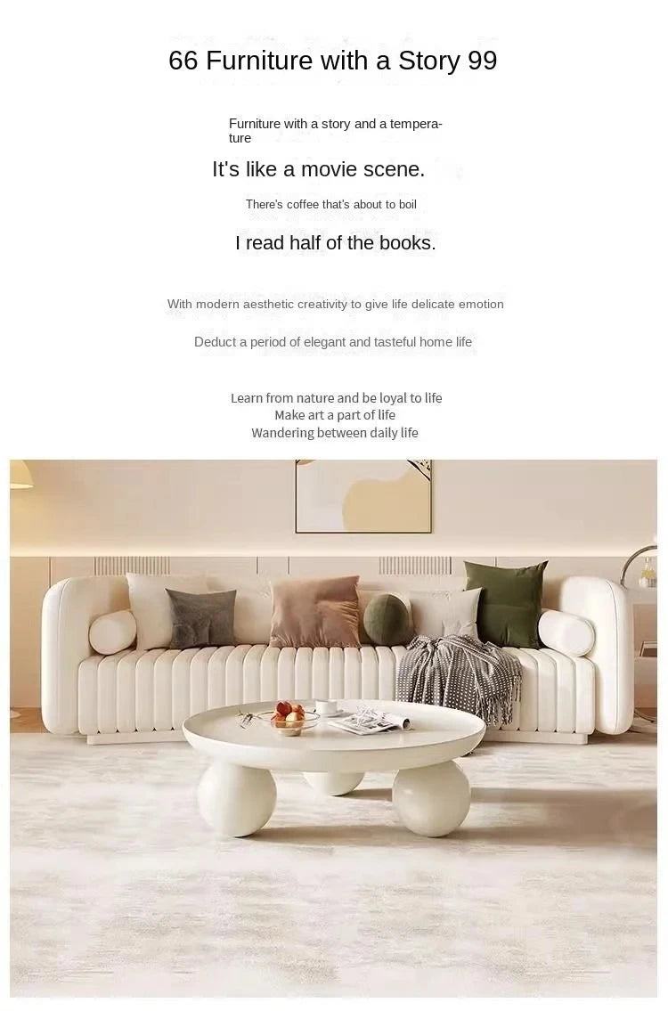 Coffee Table Side Tabel Living Room Simple Tea Table Creative Nordic Minimalist Modern Small Sofa Outdoor Salon Round Table