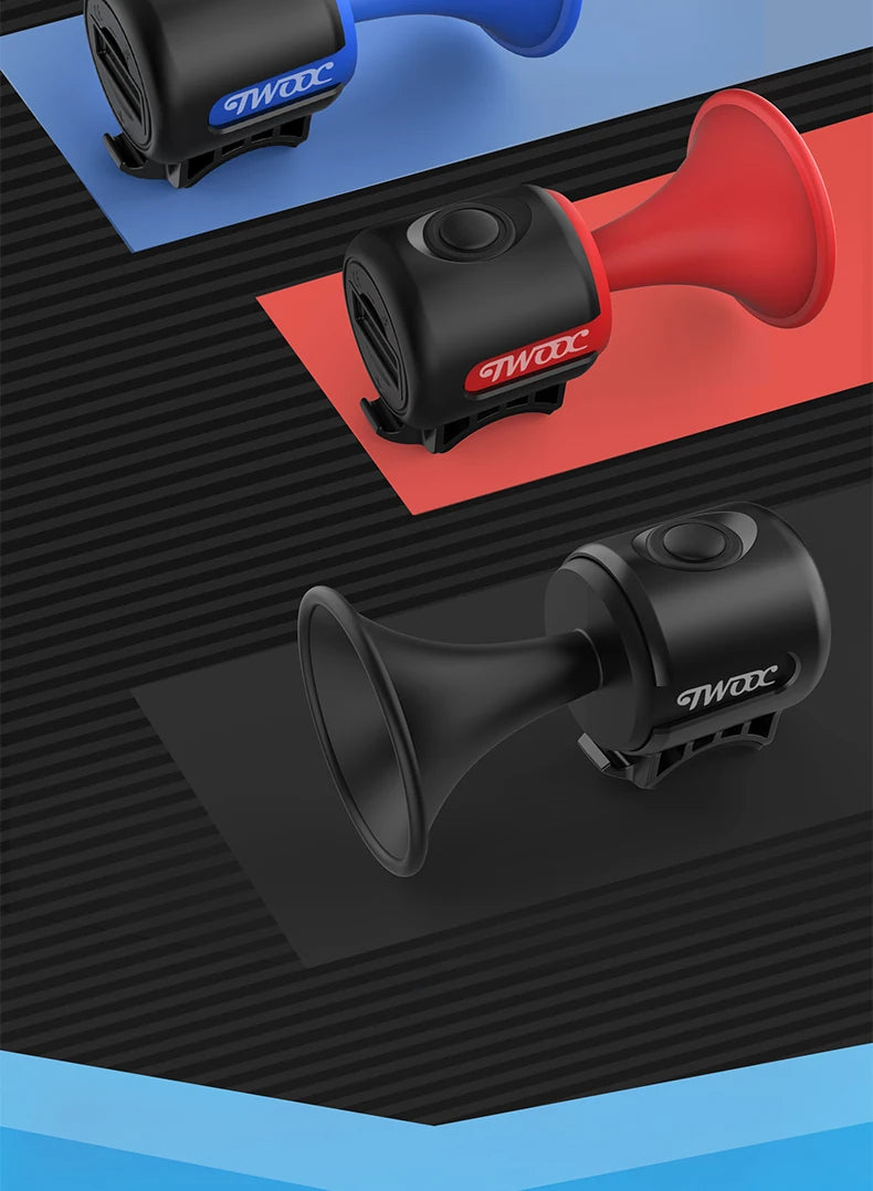 Electric Bicycle Horn 120db Bike Bell IPX4 Waterproof Cycling Warning Alarm For For Kids Scooters Rode MTB Bikes