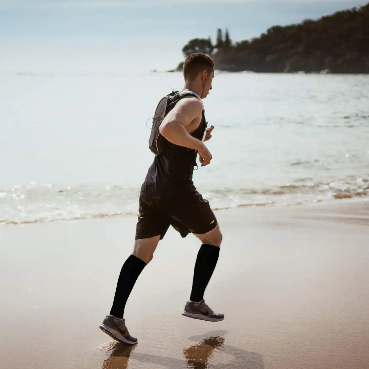 5 Pair Compression Socks Men Running Sport Socks Knee High 20-30mmHg Medical Edema Varicose Veins Women Compression Stocking