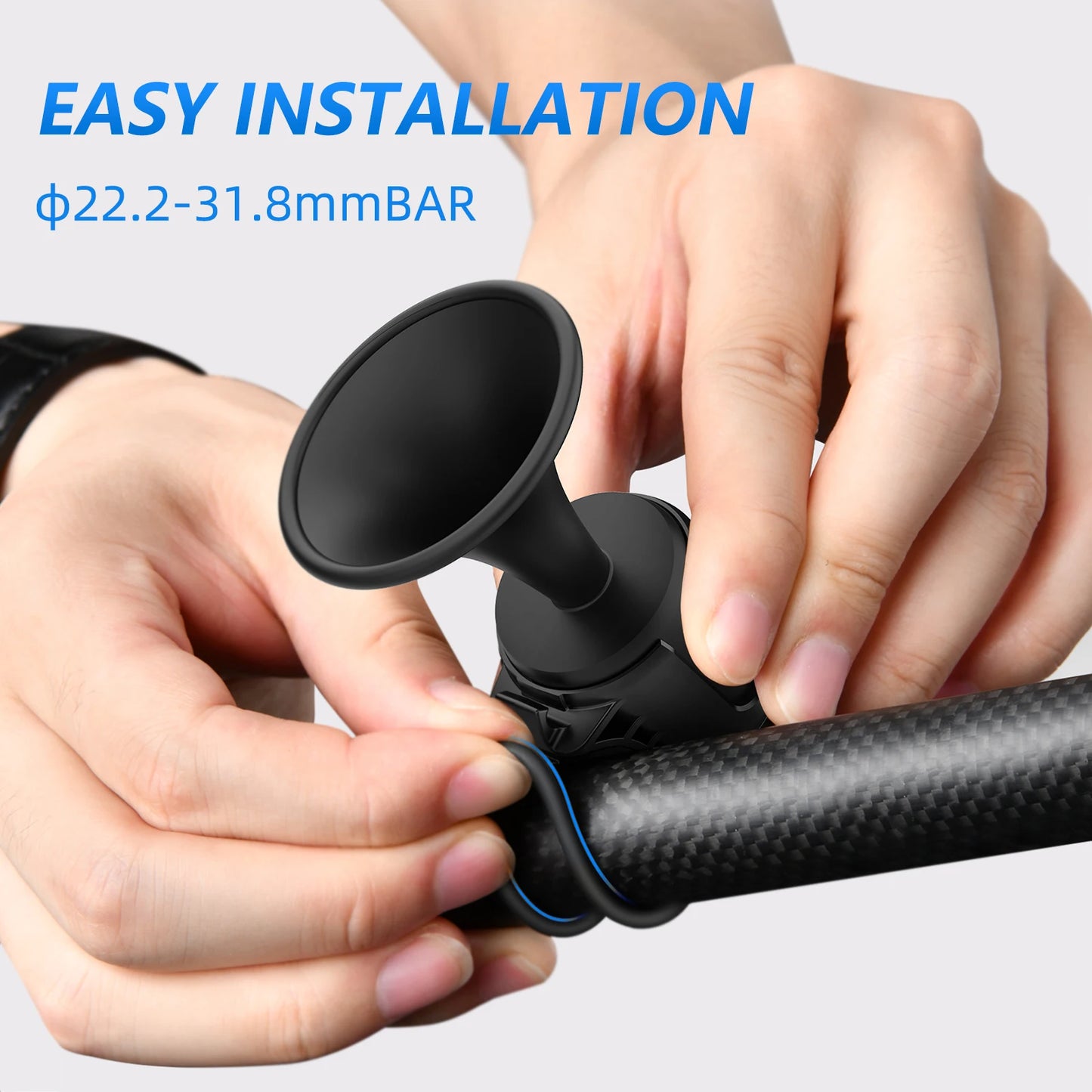 Electric Bicycle Horn 120db Bike Bell IPX4 Waterproof Cycling Warning Alarm For For Kids Scooters Rode MTB Bikes