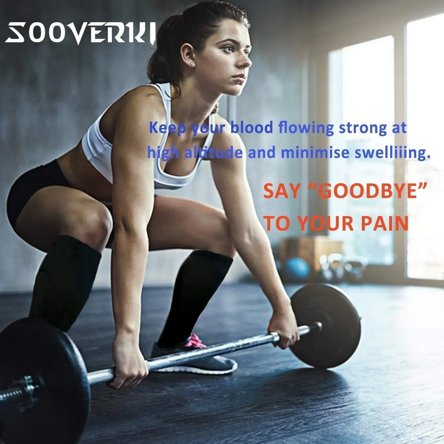 5 Pair Compression Socks Men Running Sport Socks Knee High 20-30mmHg Medical Edema Varicose Veins Women Compression Stocking