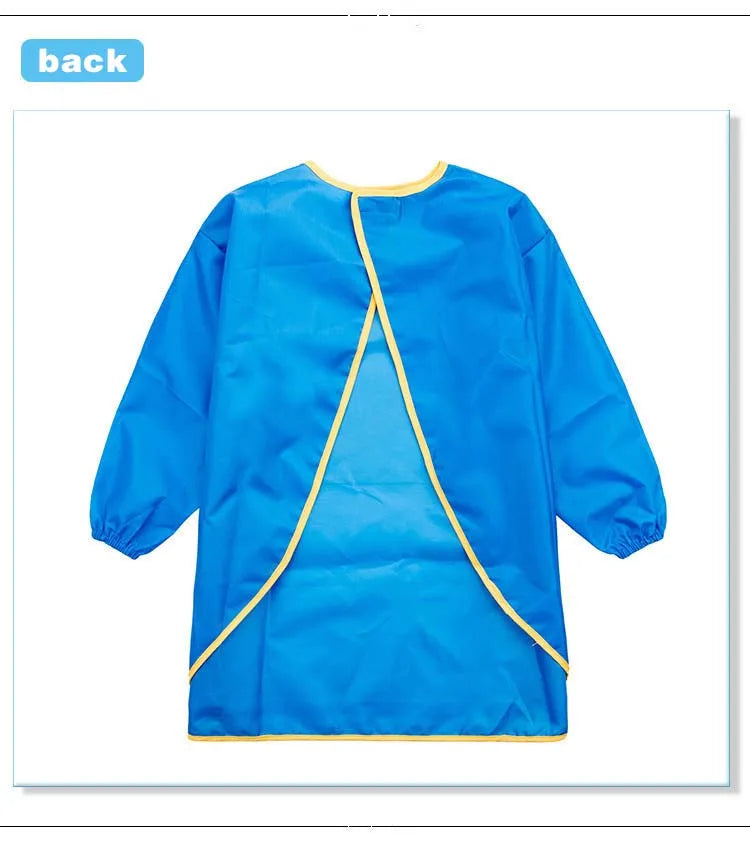 Customized School Name LOGO 2-13 Years Old Kid Children's Painting Art Waterproof Kindergarten Restaurant Anti-fouling Apron