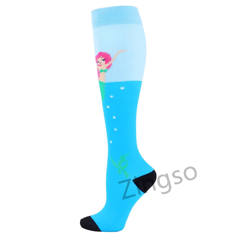 Running Compression Socks Summer 20-30 Mmgh Pregnant Edema Varicose Veins Varicose Veins Edema Diabetes Marathon Nurse Stocking