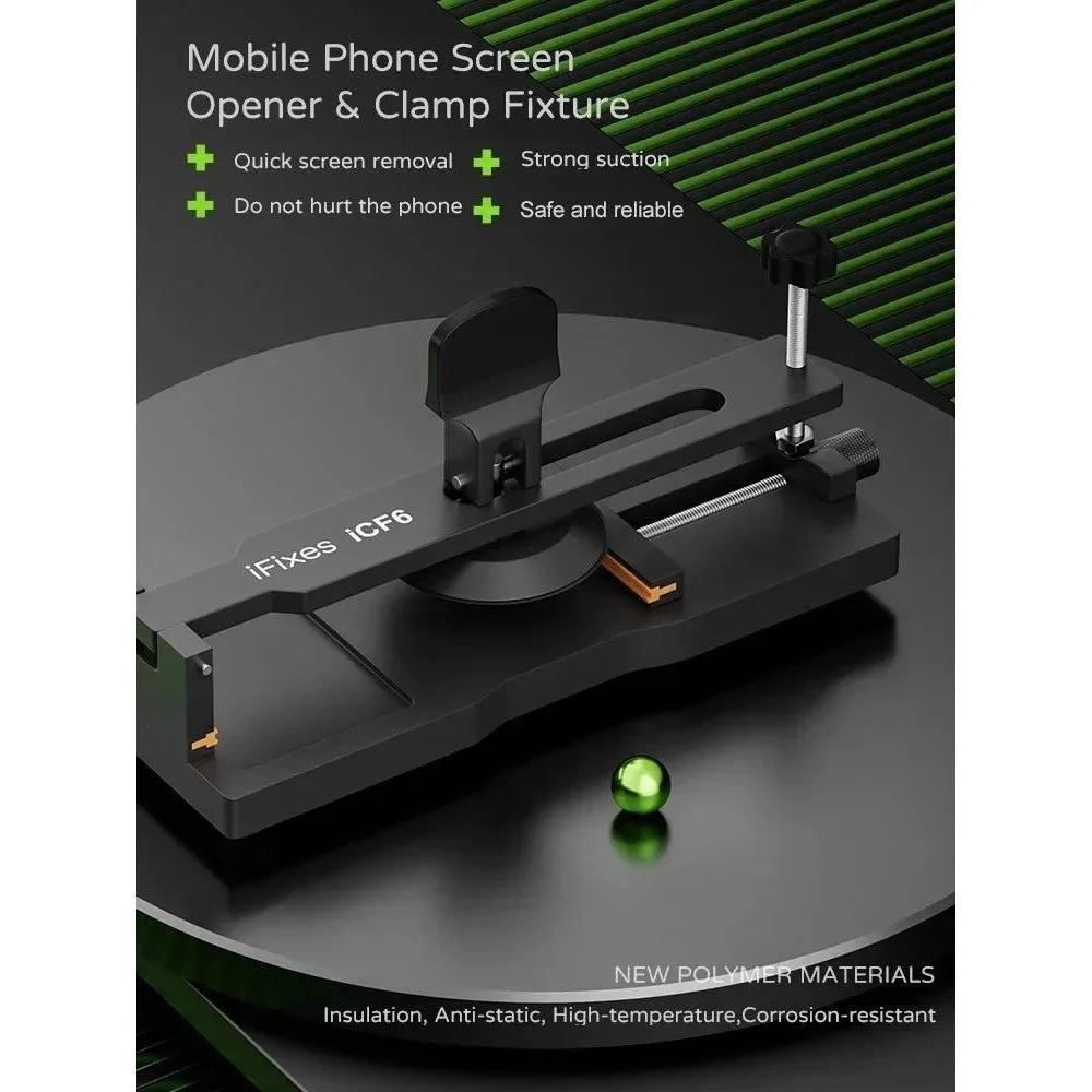 iFixes iCF6 LCD Screen Open Fixture Heating-free Strong Sucktion Cup Portable Adjustable Mobile Phone Display Removal Clamp Tool