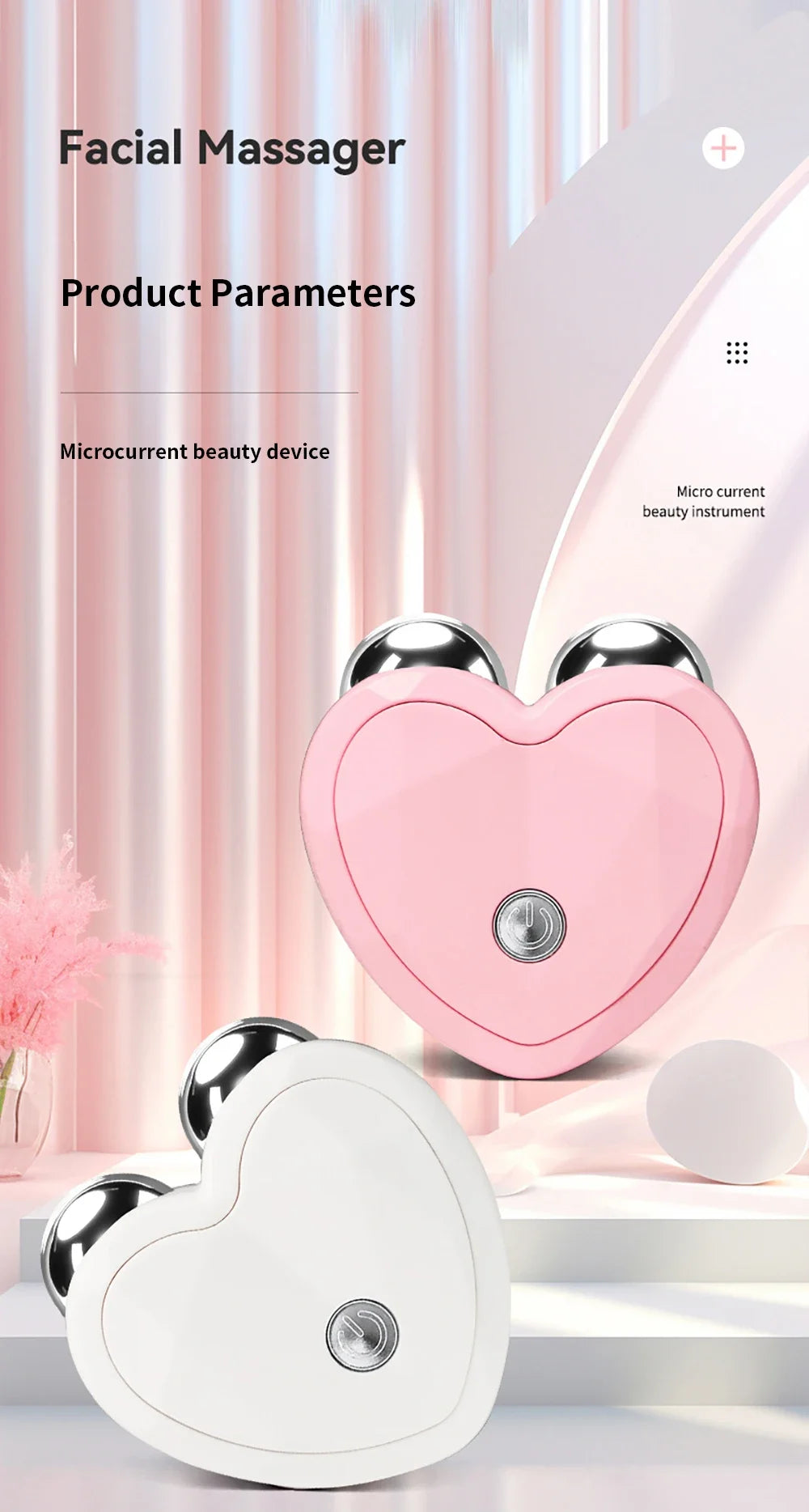 Face Lifting Machine Facial Massager Microcurrent Roller Charging Facial Anti  Skin Tightening Wrinkle Rejuvenation Beauty tool