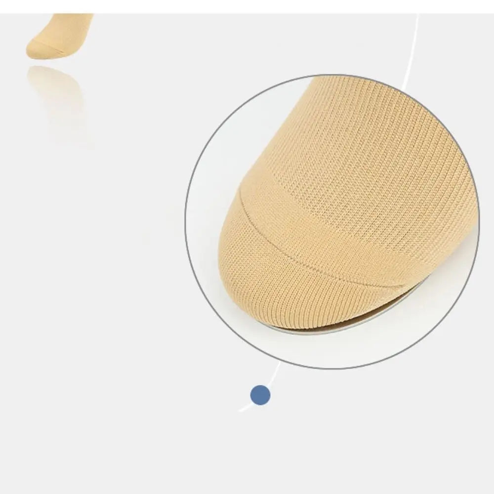 1 Pair Zipper Compression Socks Women Men High Elasticity Nylon Closed Toe Pressure Stocking For Edema Varicose Veins