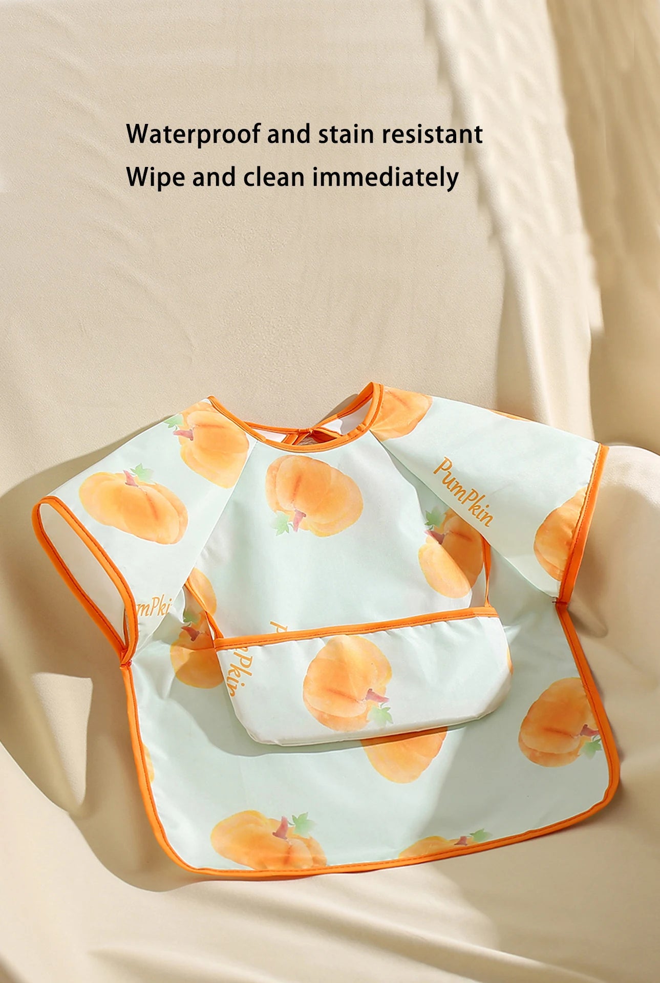 Short Sleeve Waterproof Baby Bibs Apron For Baby Kids Soft Feeding Bib Summer Baby Stuff Feeding Girls Boys Bibs Burp Cloths New