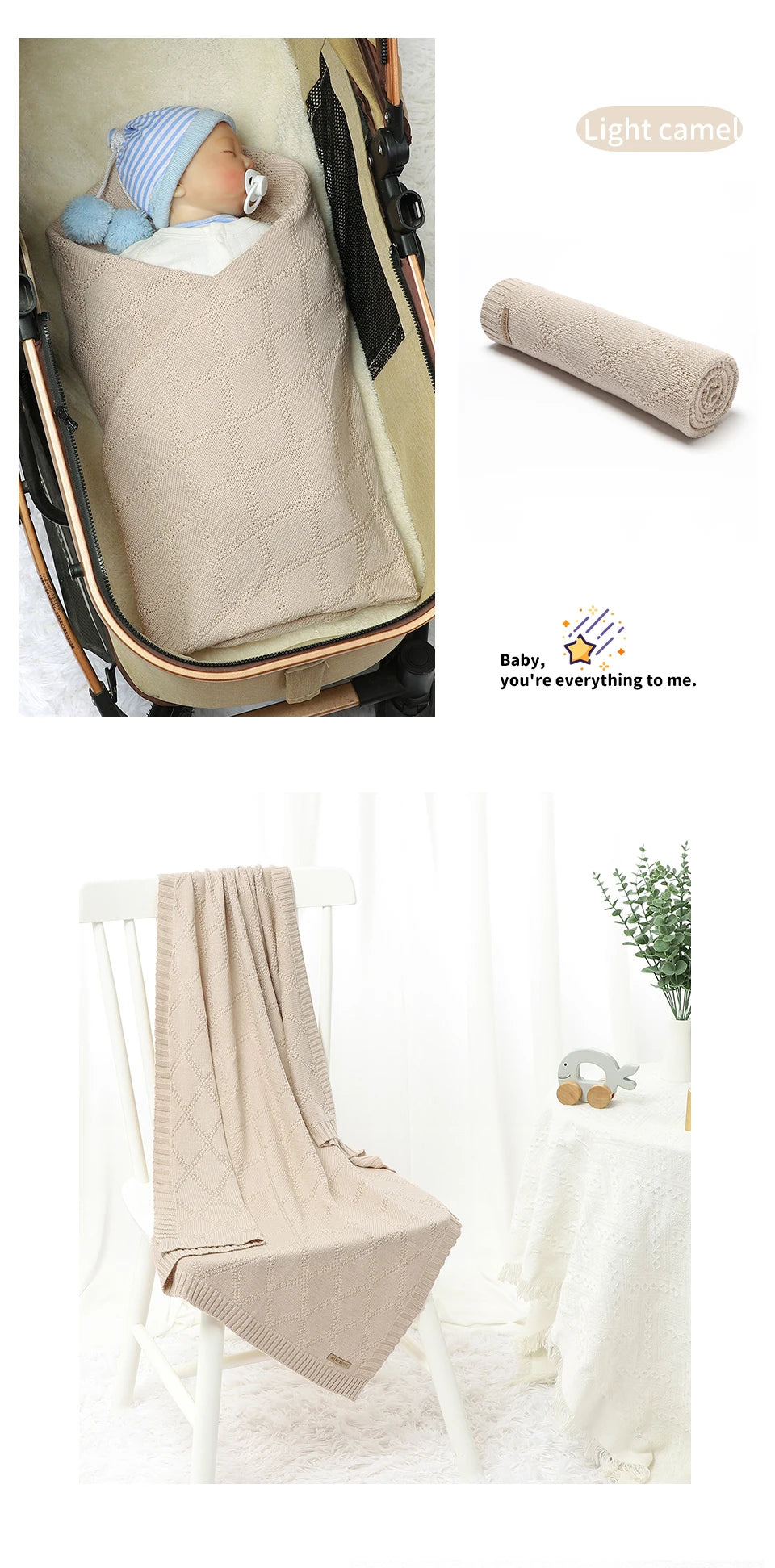 Cotton Baby Blankets Super Soft Newborn Infant Boy Girl Stroller Nursery Cover Quilts 90*70cm Toddler Outdoor Throw Playing Mats