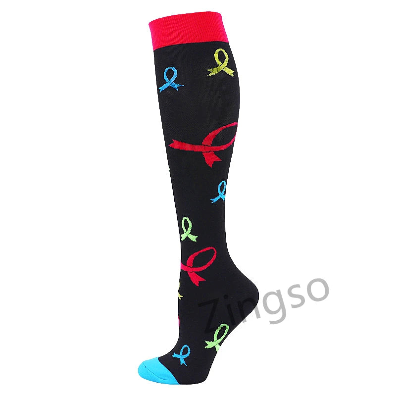 Running Compression Socks Summer 20-30 Mmgh Pregnant Edema Varicose Veins Varicose Veins Edema Diabetes Marathon Nurse Stocking