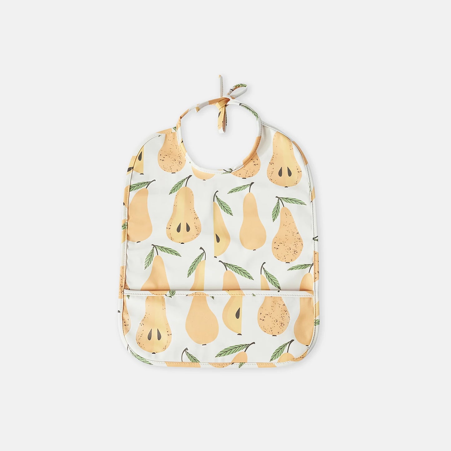 INSULAR Baby's Bibs Sleeveless Adjustable Pinny Soft Waterproof PU Cloth Kids Painting Smock Child Eating Apron Danish Style