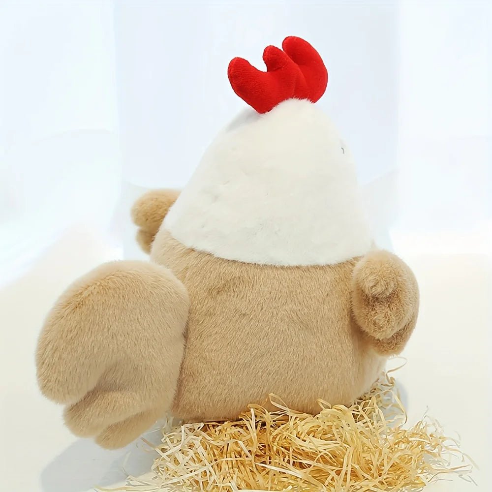 1 Cute Doll, Chicken Doll, Plush Toy, Soft and Comfortable Chicken Doll, Hen Rag Doll, Sleep Doll, Pillow As A Gift