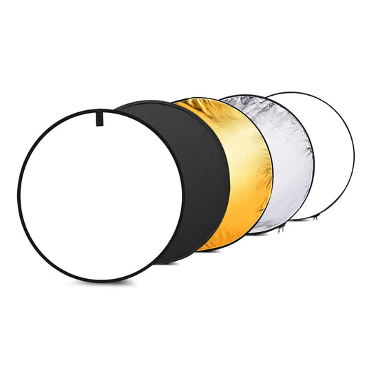 Andoer 24" 60cm Disc 5 in 1 (Gold, Silver, White, Black, Translucent) Multi Portable Collapsible Photography Studio Photo Light