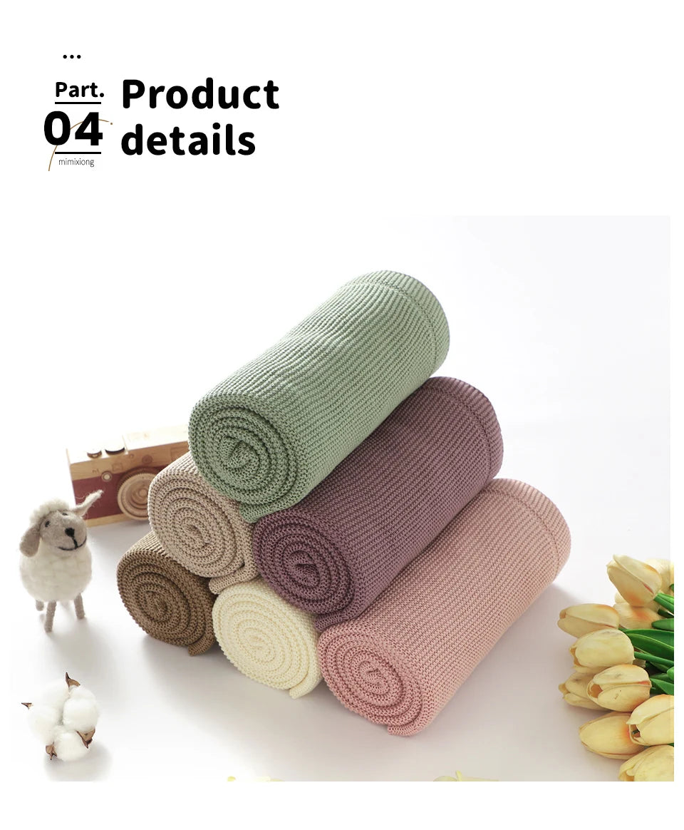 All Seasons Baby Cotton Security Blankets Solid Color Newborn Infant Nursery Swaddle Wraps Soft Muslin Baby Swaddle Blankets