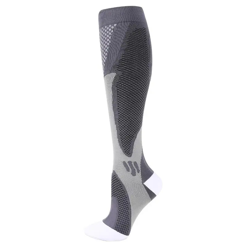 Running Men Women Compression Socks For Football Anti Fatigue Pain Relief 20-30 Mmhg Black Compression Socks Fit For Sport Socks