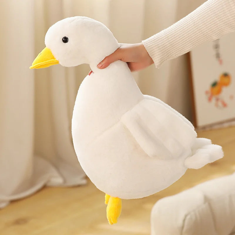 30/40cm Simulation Cartoon Duck Plush Toy Cute Stuffed Animals Yellow Ducks Plushies Doll Lifelike Goose Soft Kids Toys for Girl