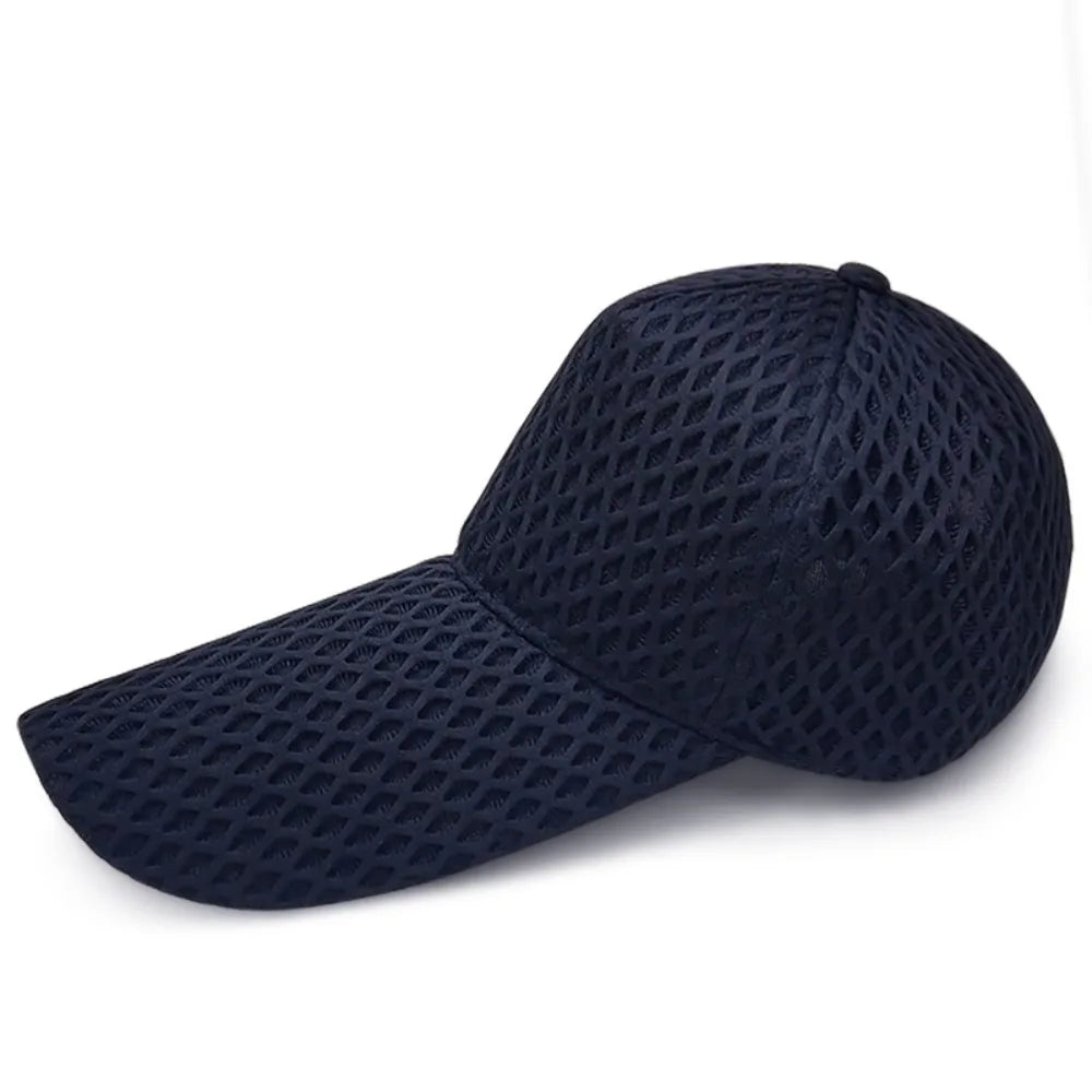 New Fishing Hat Quality 14cm Long Brim Sun Hat Large Head Sunshade Baseball Caps Mesh Big Size Fishing Hat Men