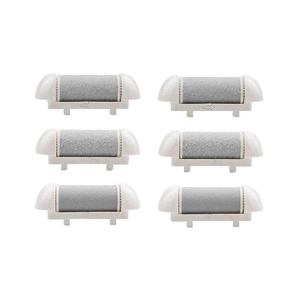 New 6PCS Foot Care Tool Heads Pedicure Hard Dead Skin Callus Remover Refills Replacement Rollers Foot Files Accessories