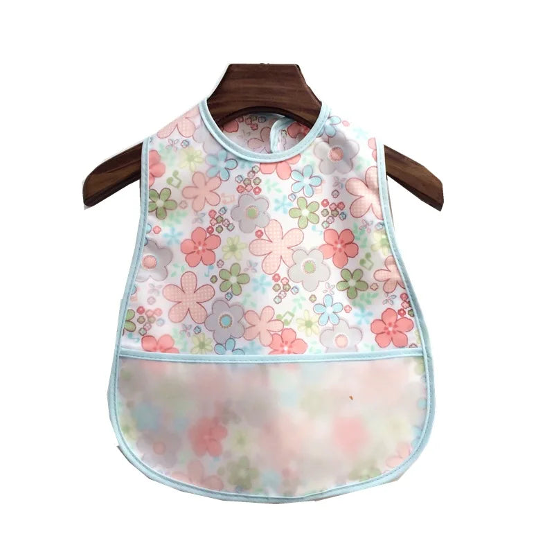 Waterproof Sleeveless Bibs Children Apron Adjustable Feeding Smock Bibs Kids Eating Dinner Breastplate Baby Bavoir Clothing