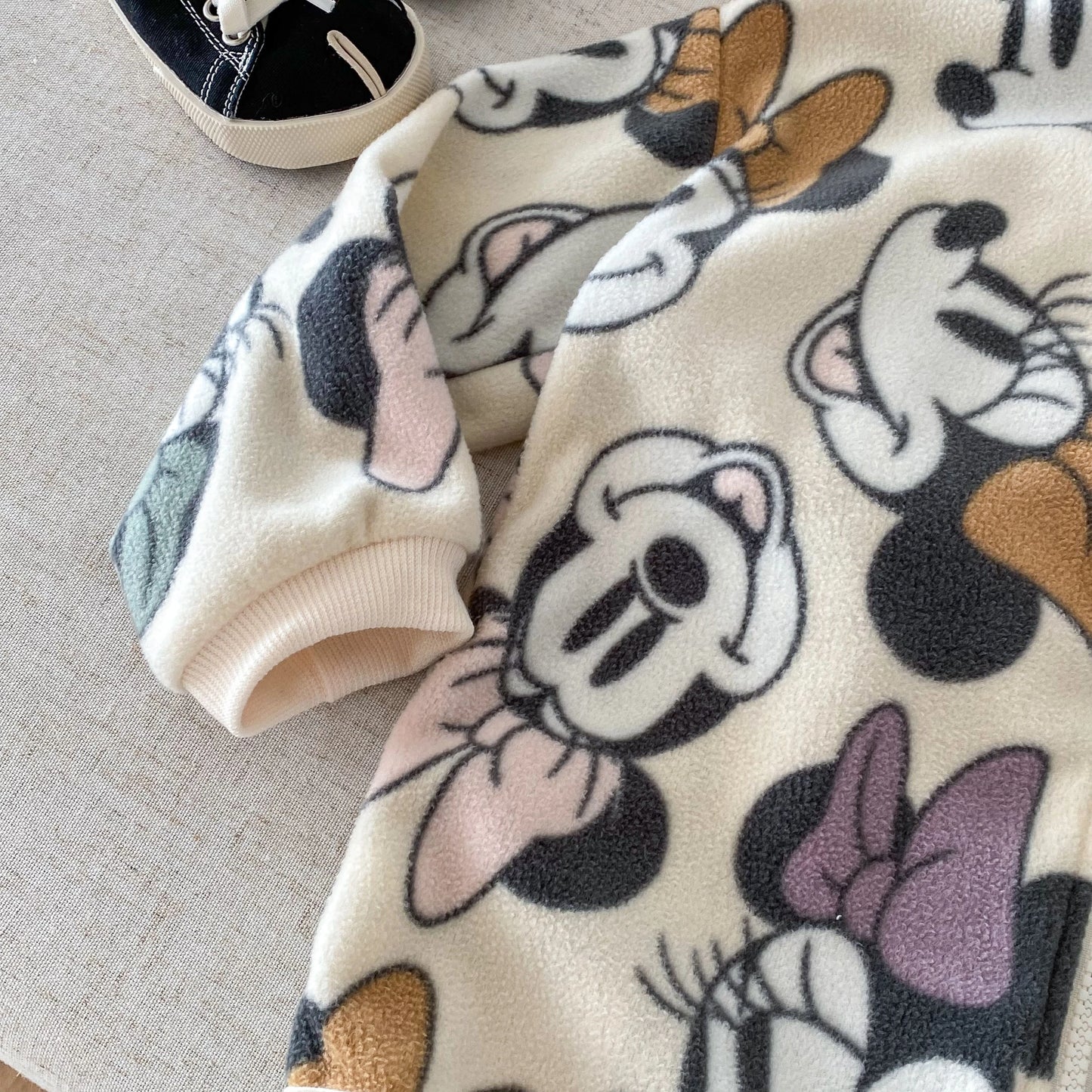 Spring Autumn Thin Children's Outerwear Printed Mickey Fashion Kids Boy Girl Casual Jacket Tops Children Clothing Coats 1-6y