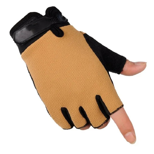 Fishing Gloves Summer Breathable Outdoor Riding Gloves Man Lady Light Bicycle Non-Slip Gloves Full Finger Fingerless