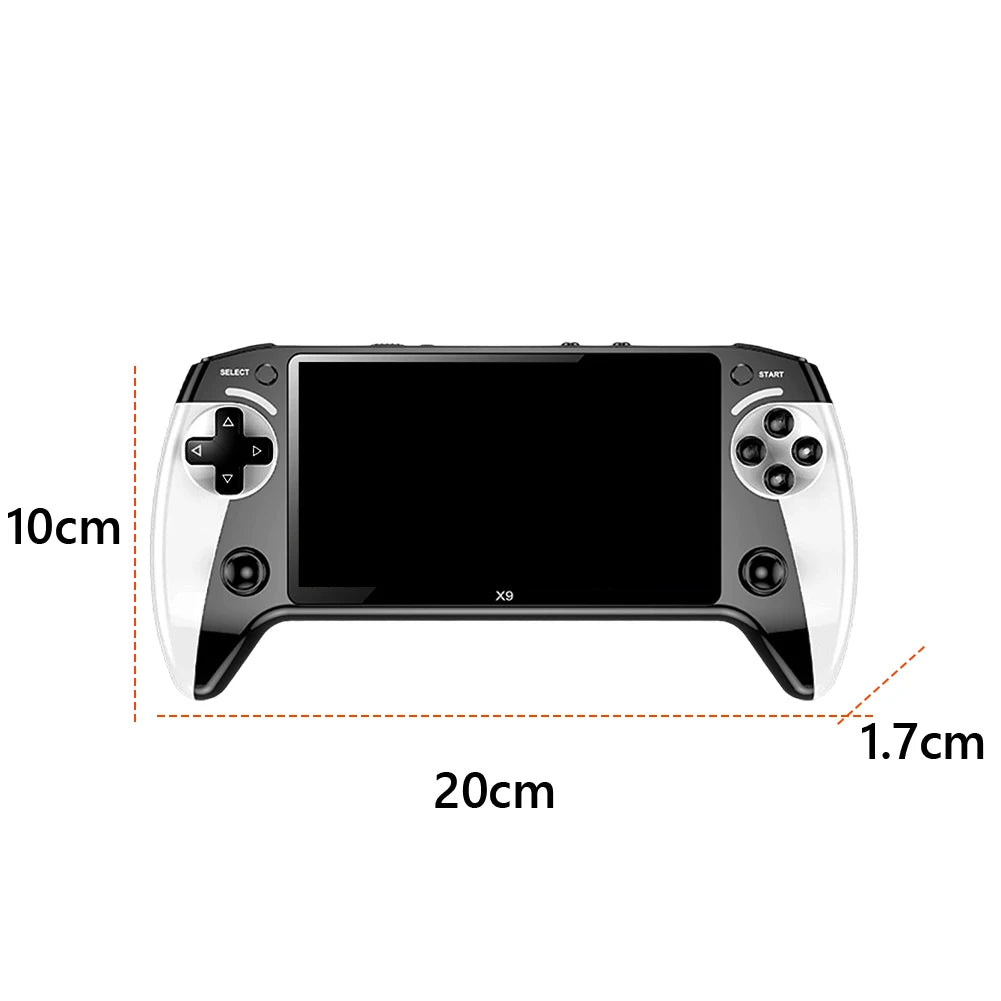 5.5 Inch Screen Handheld Game Console Type-C Charging Handheld Game Player Electronic Game Player Birthday Christmas Gift