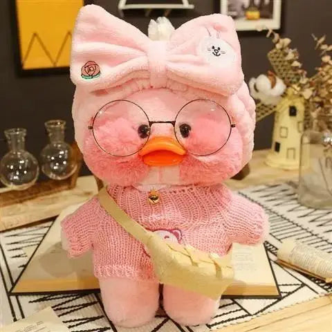 30cm Pato Plush Lalafanfan Duck Cute Stuffed Toys yellow Duck Hug  Flifan Duck Kawaii Plushes Animal Plushies Pillow Soft Toy