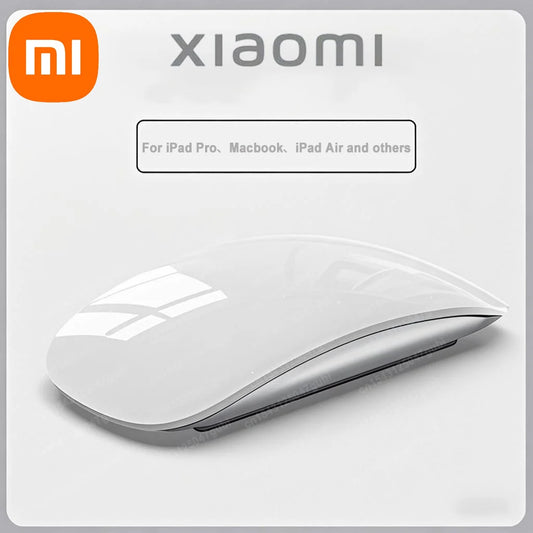 Xiaomi Wireless Bluetooth Magic Computer Mouse Dual-Mode Silent Rechargeable Touch Slim Ergonomic PC Mice For Apple Macbook Air