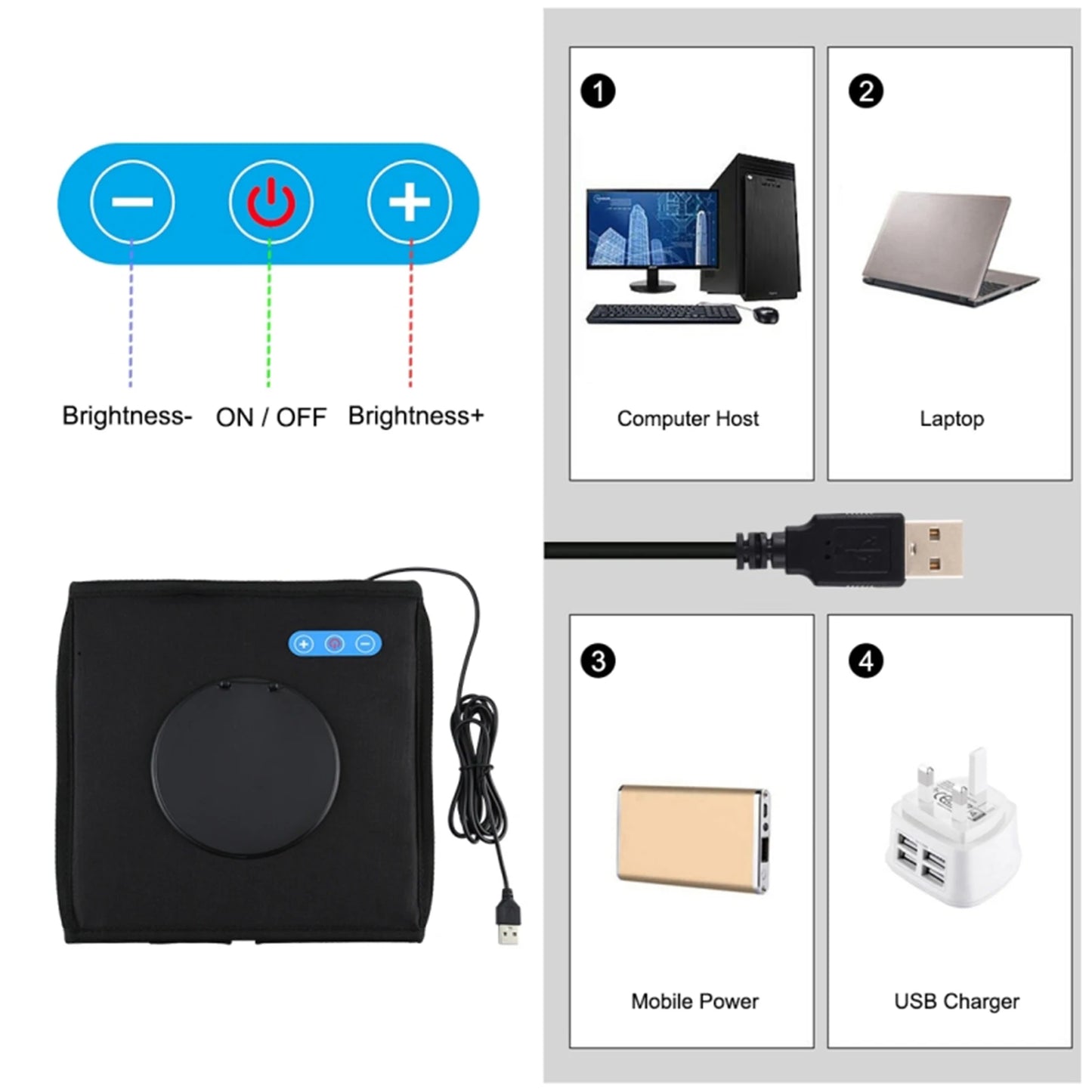 245mm Desktop Photo Studio Light Box Photography Adjustable Brightness Shooting Tent Kit With 96LED Lights 12 Colors Backdrops