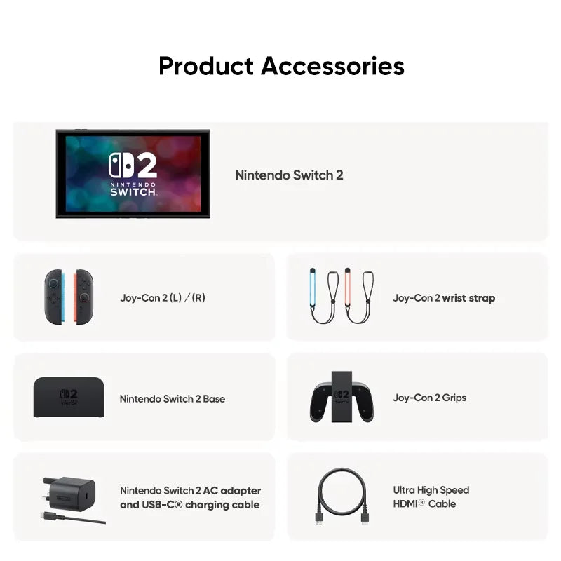Nintendo Switch 2 Gaming Console NS2 Handheld Gaming Console 7.9-inch LCD 1080P Magnetic Design