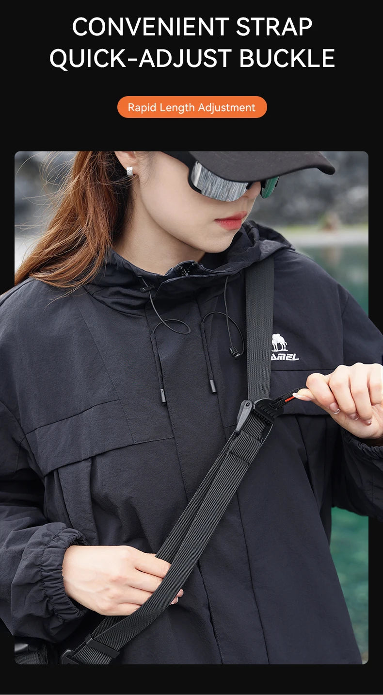 ReeYee A6 4.5L Large Sling Bag, Durable Cordura Waterproof Crossbody Pack, Smart Organization Anti-Theft Shoulder Bag