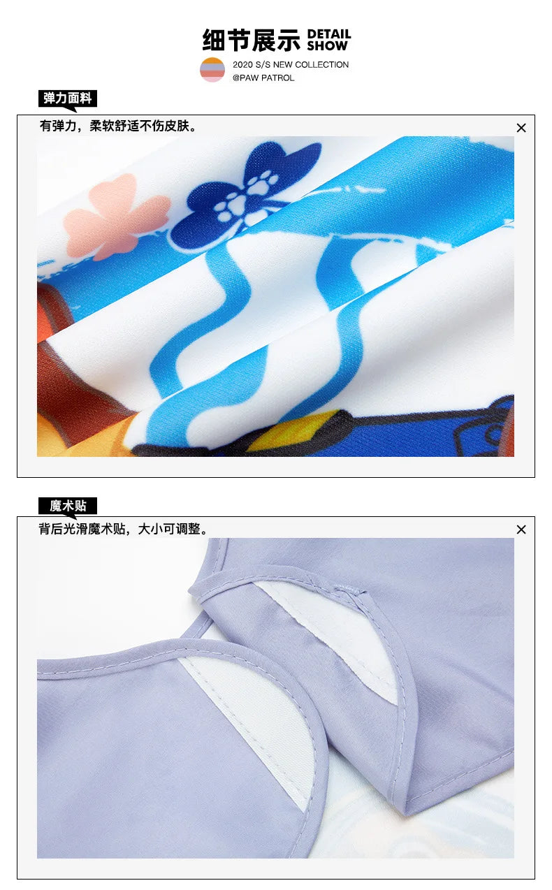 Paw Patrol Baby Bib Cartoon Waterproof Bibs Kids Girls Boys Smock Baby Bib Burp Clothes Saliva Towel Aprons Children Supplies