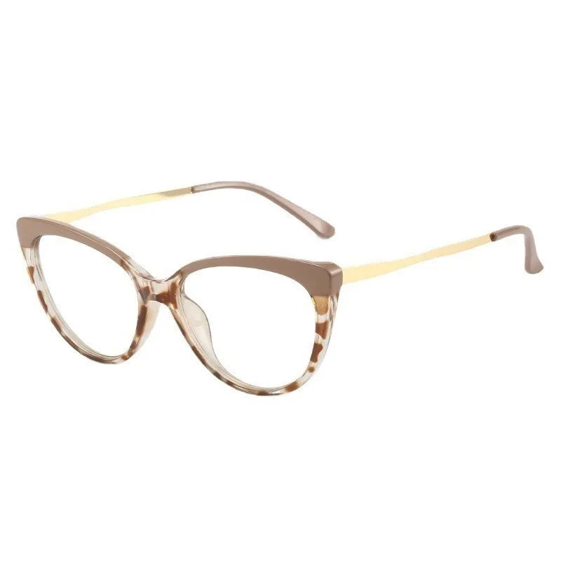 Anti Radiation/Blue Light Eyeglasses Replaceable Lens Cat Eye Computer Glasses