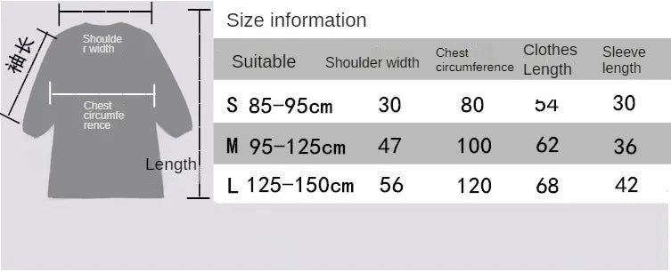 Children Long Sleeve Waterproof Apron for Kid School Art Craft Painting Kitchen Cook Baby Boy Girl Feeding Eat Smock DIY Drawing