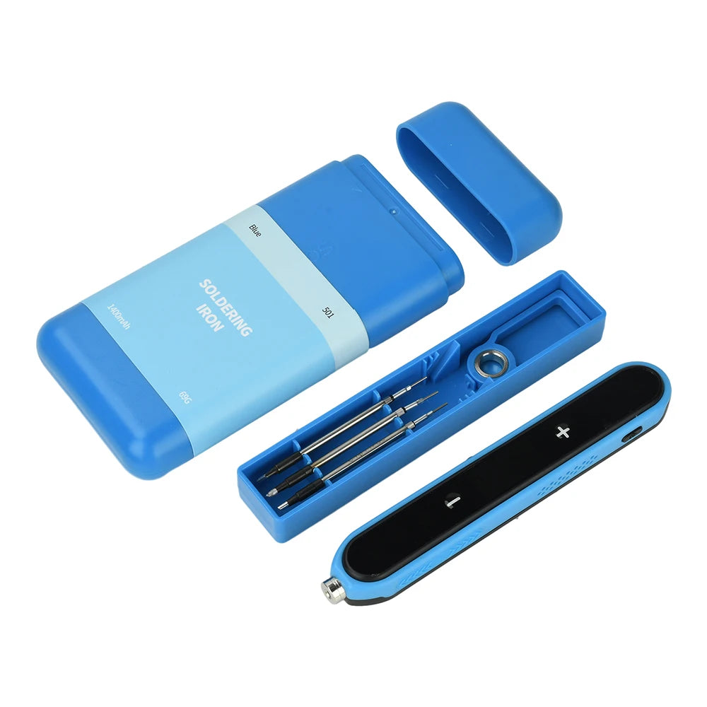 8-15W Type-C Digital Electric Soldering Iron Kit Intelligent Adjustable Temperature Fast Heating Mini Solder Irons Repair Tool