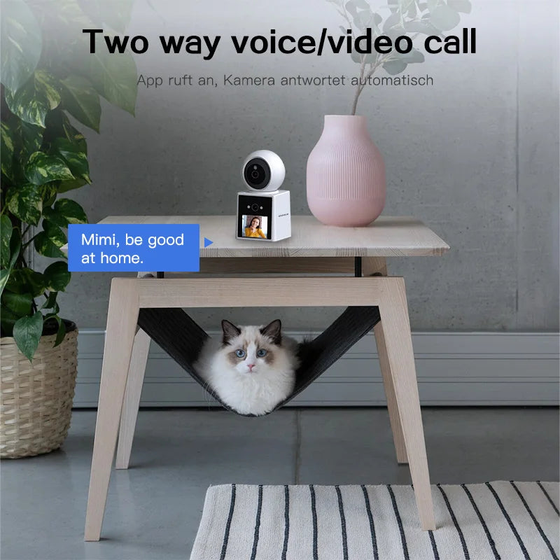 SZSINOCAM 3MP Wireless WIFI Security Camera Video Call Baby Safety Protection Monitor Screen Button Call PTZ Auto Tracking